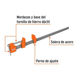TRUPER SARGENTO  S4 1.20MT 4FT 17736