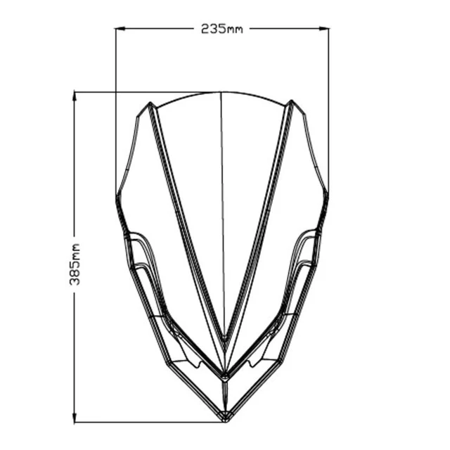 Cúpula Kawasaki Z900 17-19 Naked Puig New Generation Sport - Imagen 3
