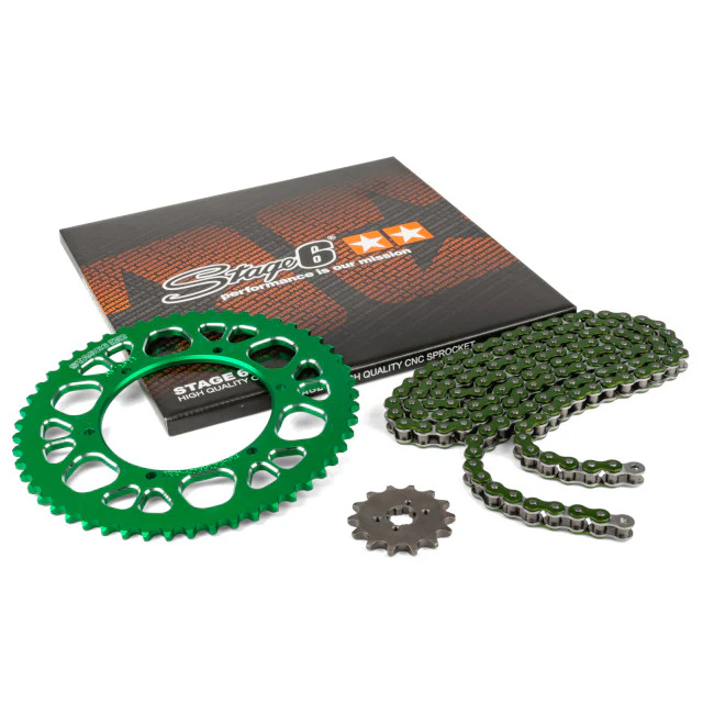 Kit de arrastre Aprilia SX / Derbi DRD / GPR 50cc 14x53 420 Stage6 - Imagen 4