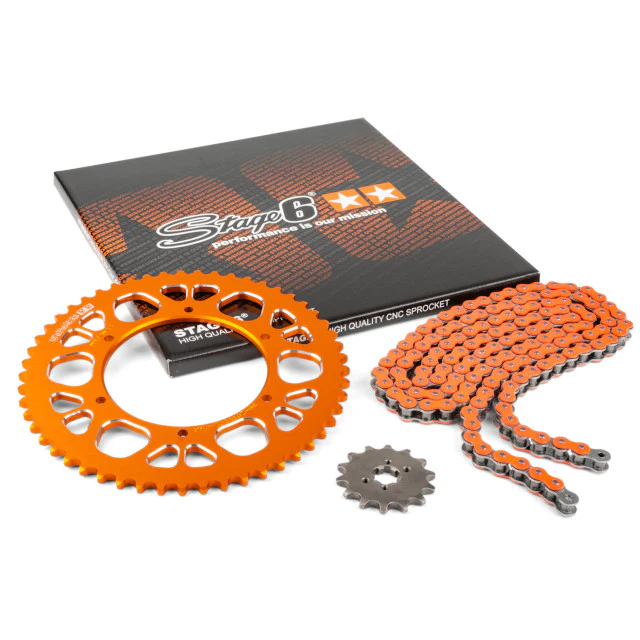 Kit de arrastre Aprilia SX / Derbi DRD / GPR 50cc 14x53 420 Stage6 - Imagen 8