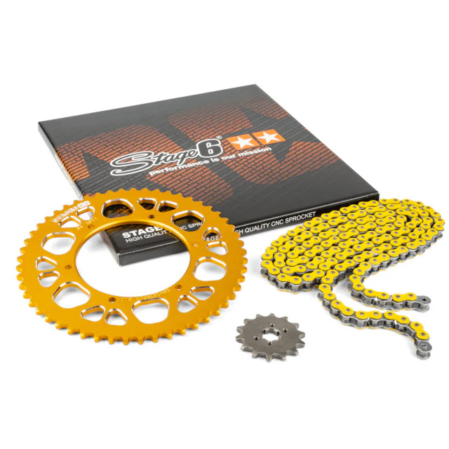 Kit de arrastre Aprilia SX / Derbi DRD / GPR 50cc 14x53 420 Stage6 - Imagen 5